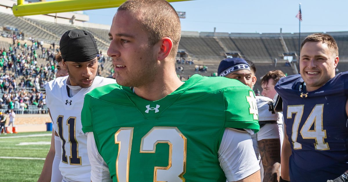 Notre Dame football fans are VERY confident in CJ Carr as the starting QB