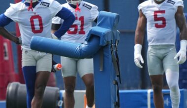 Who will lose the Giants’ musical chairs game at edge defender?