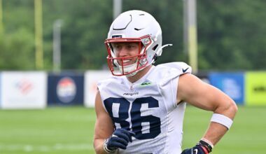 Efton Chism starting his route to Patriots’ roster with spring statement