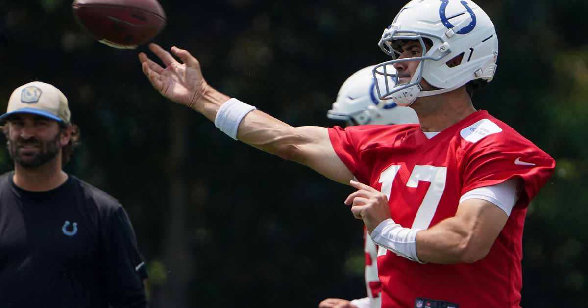 Training camp will showcase a showdown at quarterback for the Colts