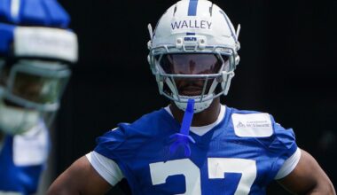 Colts veteran Charvarius Ward has been impressed initially with rookie CB Justin Walley