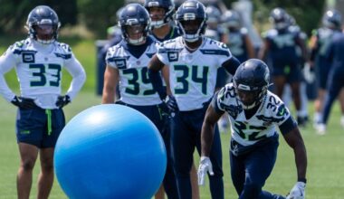 The Seattle Seahawks 90-man roster following mandatory minicamp