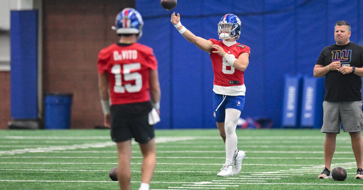How has Giants’ rookie QB Jaxson Dart really done this spring?