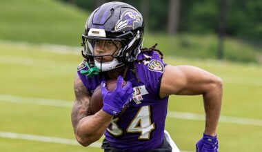 Keaton Mitchell Feels Better Now Than He Did as a Rookie