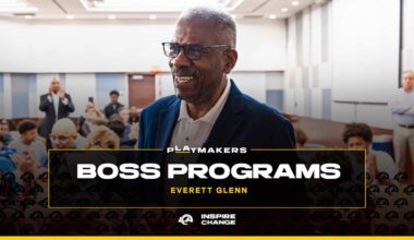 Everett Glenn of BOSS is Rams’ second ‘pLAymaker’ honoree of 2025