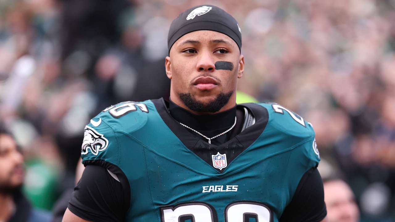 Eagles RB Saquon Barkley says eventual retirement would likely 'be out of nowhere'