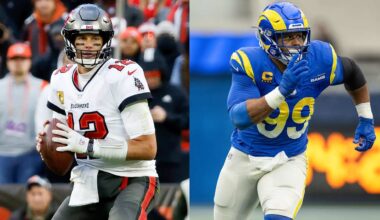 Does Tom Brady deserve two? Aaron Donald tribute at SoFi?