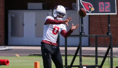 Will Johnson Cardinals minicamp Cody Simon June 12, 2025...