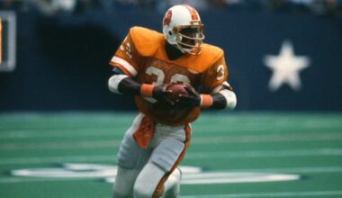 Top Five Rushing Yardage Seasons in Tampa Bay Buccaneers History