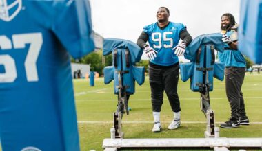 Derrick Brown on learning to walk again and elevated play of the defensive line