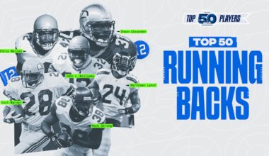 Marshawn Lynch, Shaun Alexander & Curt Warner Among Six Running Backs Named To Seahawks Top 50 Players
