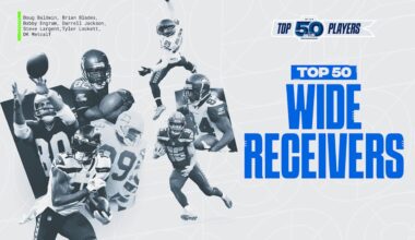 Hall Of Famer Steve Largent & Six Other Receivers Round Out Seahawks Top 50 Players