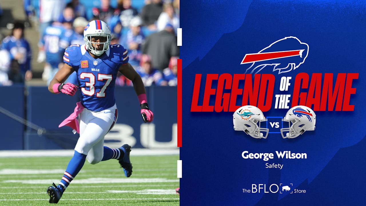 George Wilson announced as Bills Legend of the Game for Week 9 against the Dolphins