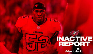 Panthers vs. Buccaneers Inactive Report