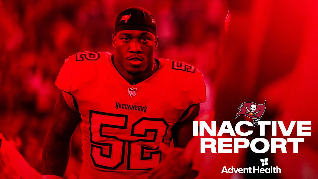 Panthers vs. Buccaneers Inactive Report