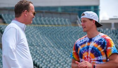 Peyton Manning visits Joe Burrow, Paycor Stadium for "Peyton's Places"