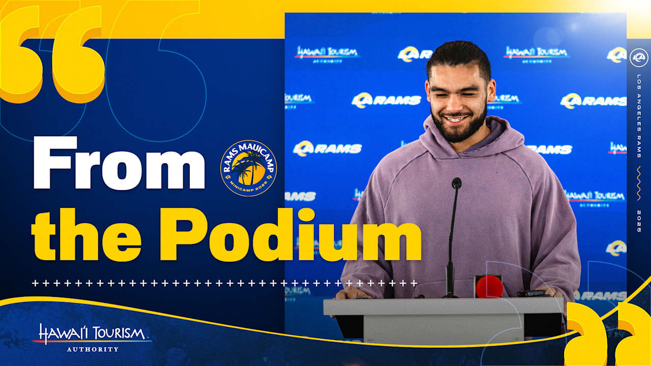 Rams head coach Sean McVay, wide receiver Puka Nacua discuss 'Mauicamp' experience, giving back to community that 'went through similar things'