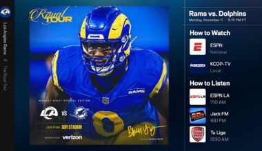 How to watch, listen to and live stream Week 10