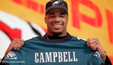Jihaad Campbell pick a 'no-brainer' for the Eagles