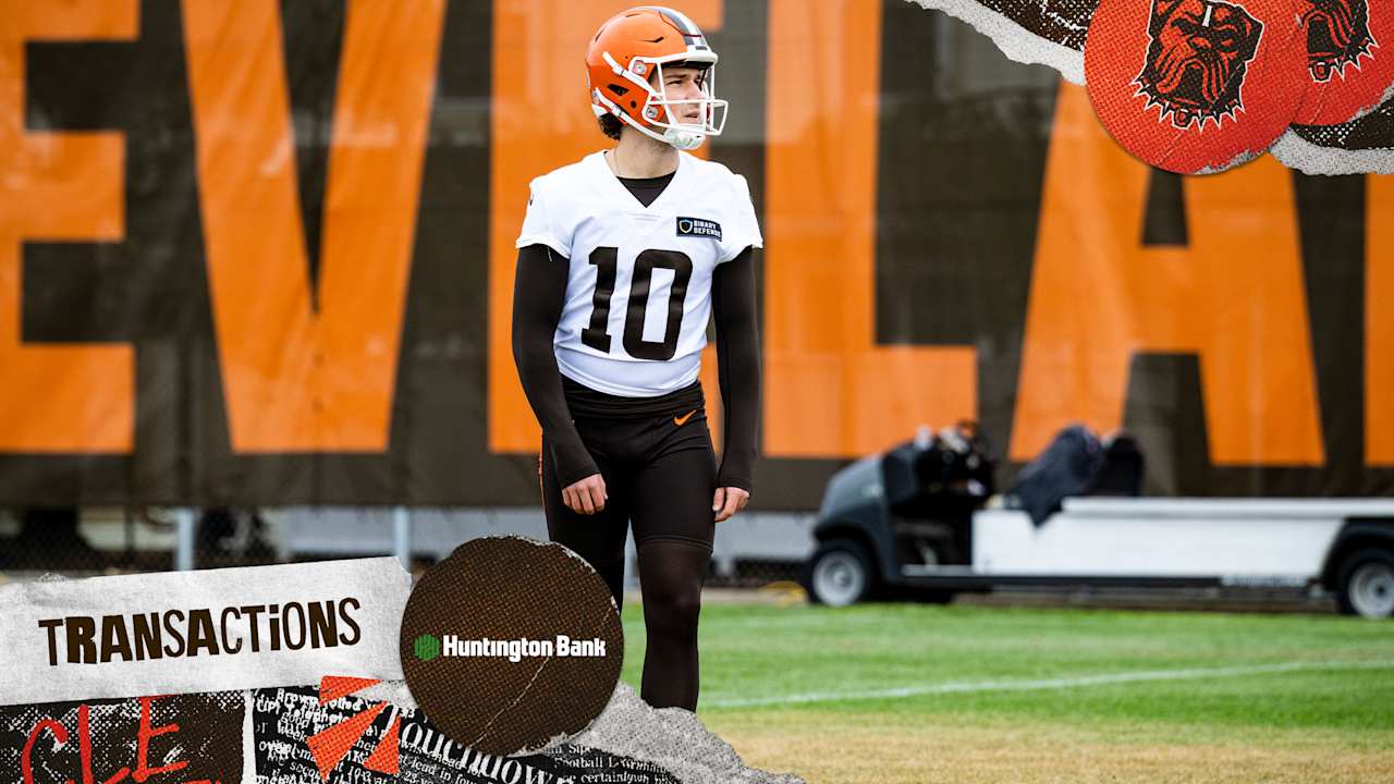 Browns sign K Andre Szmyt and released DE Ogbo Okoronkwo