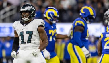 How will the Eagles account for the loss of Nakobe Dean?