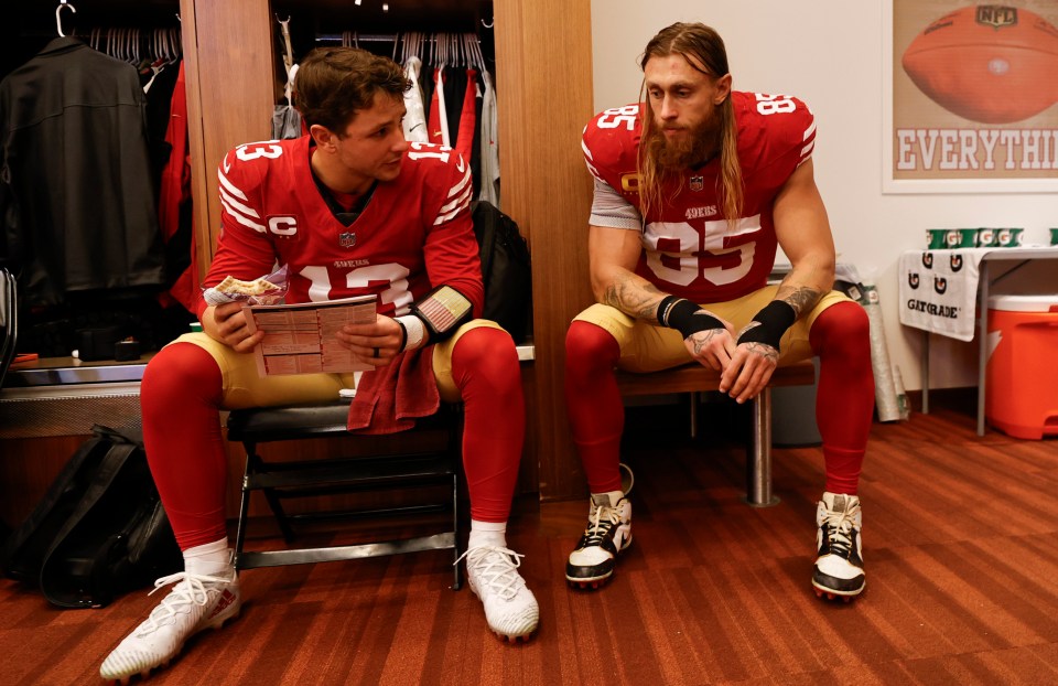 Kittle rubbished claims Purdy is a 'checkdown merchant'