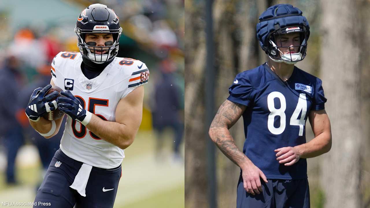 TE Cole Kmet was initially 'taken aback' by Bears drafting Colston Loveland but sees team's vision