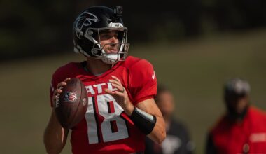 Kirk Cousins in attendance at Falcons' mandatory minicamp