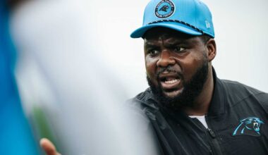 New outside linebackers coach AC Carter is a teacher first, with a whole new group of students