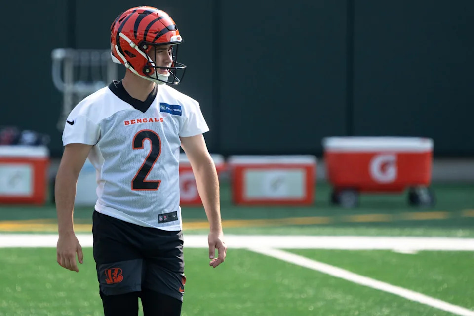 Bengals placekicker Evan McPherson has reassessed his entire process after coming off the worst season of his career in 2024. “I’m at the point now where I’m going back to how I grew up learning how to kick,” McPherson said.