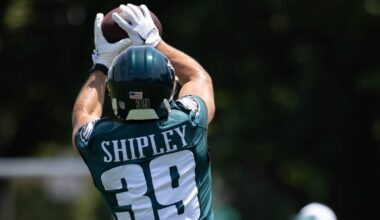 Eagles camp countdown: Offensive player most under the microscope