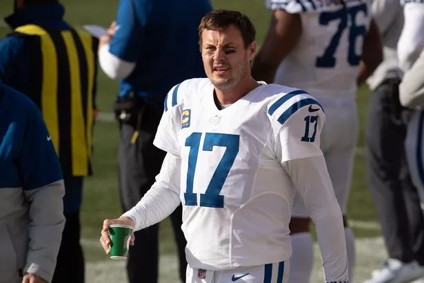 Philip Rivers #17 of the Indianapolis Colts walks on the sideline during an NFL football game against the Pittsburgh Steelers at Heinz Field on December 27, 2020 in Pittsburgh, Pennsylvania