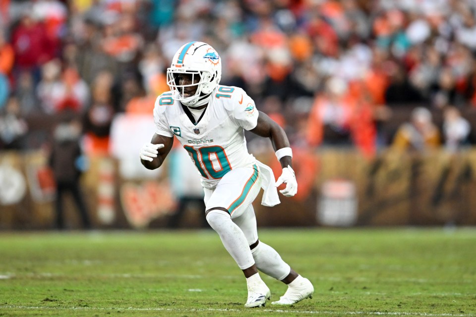 Hill faces the possibility of being cut by the Dolphins