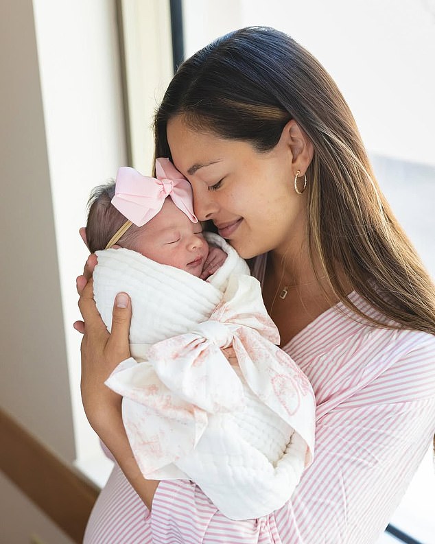 The couple later revealed that they had named their daughter Daphne Reign