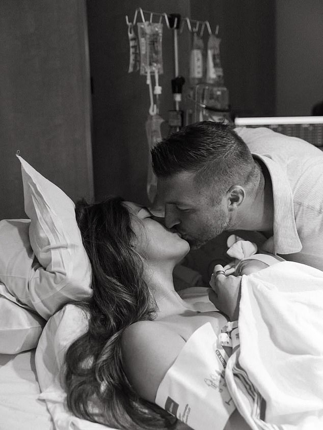 The birth of their daughter comes five years after the couple got married