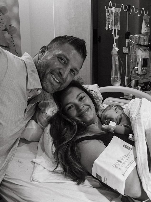 Tim Tebow and his Miss Universe wife have welcomed their first child together