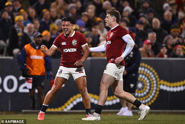 Marcus Smith came off the bench to score from full-back on the stroke of half-time