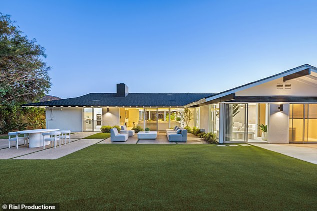 The home was built in 1962, but was recently updated including a new presidential roof
