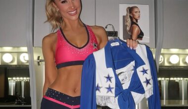 Faith Ward (pictured) has a job on the world-famous Dallas Cowboys Cheerleader roster