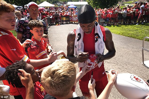 Wide receiver Xavier Worthy may spend some time as the team's punt returner this season