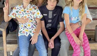 Tom Brady pictured with ex-wife Gisele Bundchen and his family during happier times