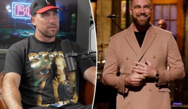 Travis Kelce struggled hosting 'SNL' because he 'can't really read that well'