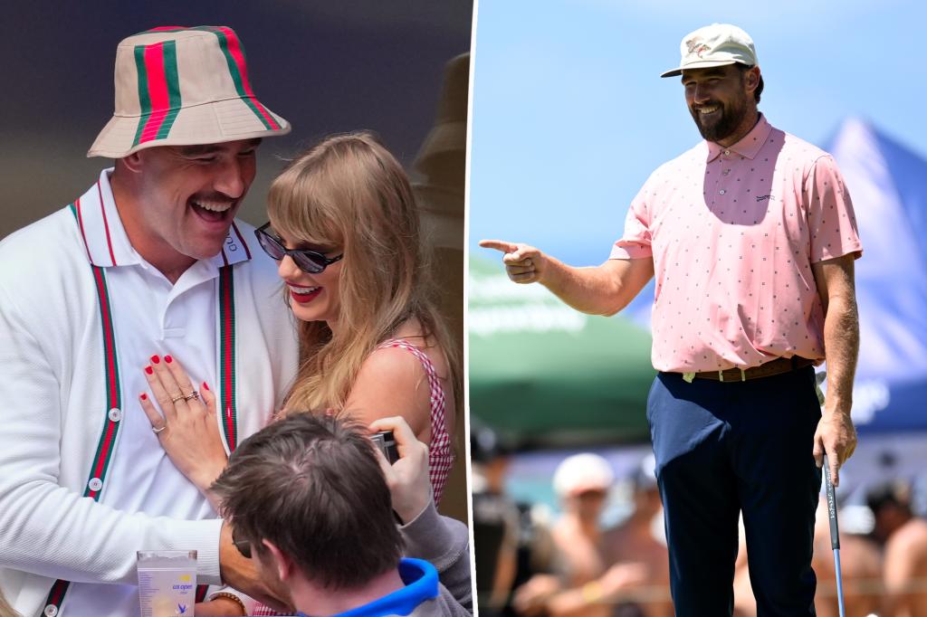 Travis Kelce gives adorable reaction to fan who calls Taylor Swift the 'best girlfriend in the world'
