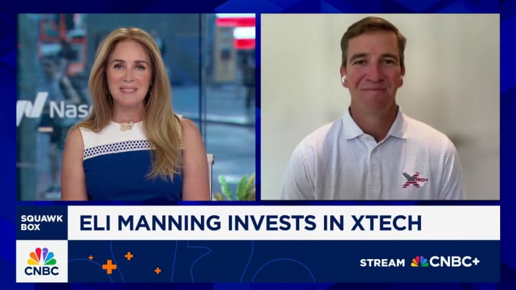 Eli Manning on XTech investment: Excited to help the company expand and grow