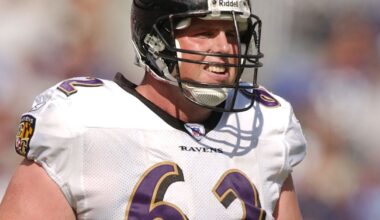 Matt Birk, Mike Flynn headline options for center on Ravens Quarter Century Team