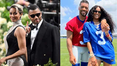 Ciara stuns in jean shorts and Giants gear, effortlessly outshining Russell Wilson at training camp