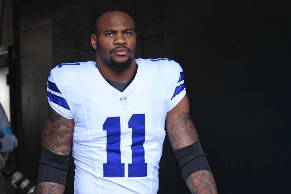 Dallas Cowboys linebacker Micah Parsons.© Eric Hartline-Imagn Images