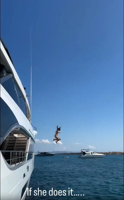 “If she does it….then I guess I have to,” Brady wrote over the Instagram Stories clips. Tom Brady/Instagram