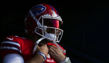 Buffalo Bills to reveal alternate helmet on 7/22, per source