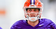 WATCH: Former Clemson QB pranked with flowers, love note during position meeting